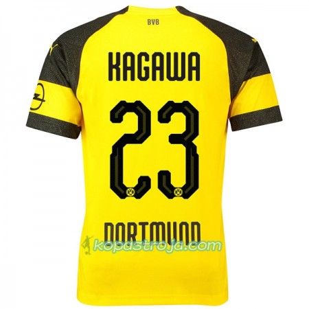 Billiga Fotbollströjor Borussia Dortmund Kagawa 23 Hemma tröja 2018/19 Kortärmad